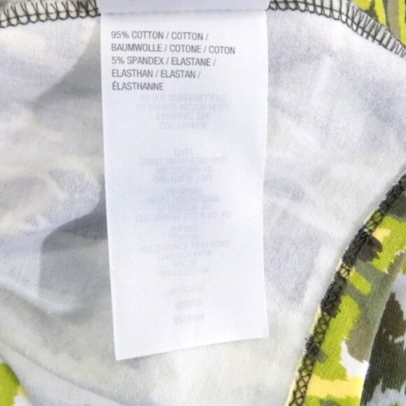 D & Co. Woman's Multicolor Abstract Design Short Sleeve Pullover Top – Size: 1X - Picture 10 of 10